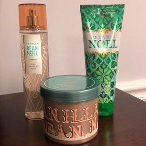 Bath and Body Works Vanilla Bean Noel bundle